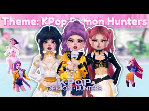 Buying KPOP DEMON HUNTER Themes in DRESS TO IMPRESS (MASTER SERVERS)