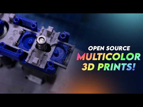 Add a Multicolor Filament Changer to Any 3D Printer | Open Source Solution