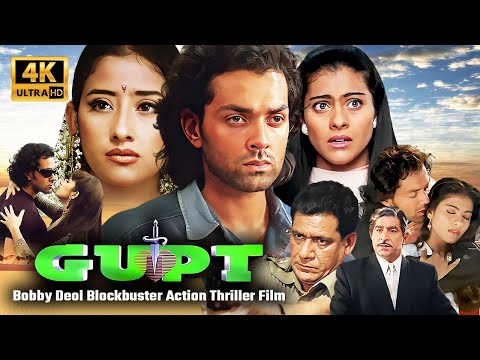 Bobby Deol Blockbuster Action Thriller Film - Gupt (1997) - Full Movie 4K - Kajol, Manisha Koirala
