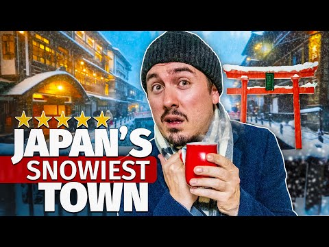 I Survived Japan's Snowiest Town ⛩️ Winter Road Trip