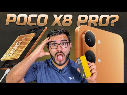 OFICIAL! Novo possível Poco X8 PRO foi lançado com 9.000mAh de BATERIA, e super processador