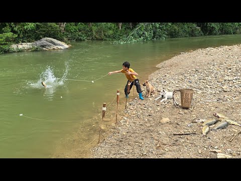 fishing ancient fishing techniques,fishing with worms  Highland boy Khai carp fishing for sale.