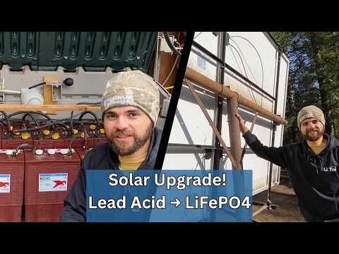 Off-Grid Solar Transformation | From Lead Acid to LiFePO4 | Full Battery and Inverter Install
