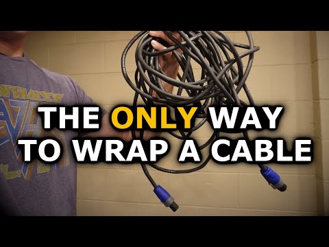 How Professionals Wrap Their Cables: The Over-Under Technique