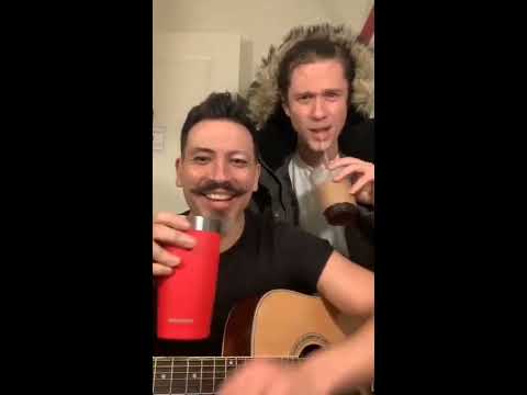 Backstage Bromance: Ricky Rojas and Aaron Tveit (ft. Danny Burstein and Tam Mutu)