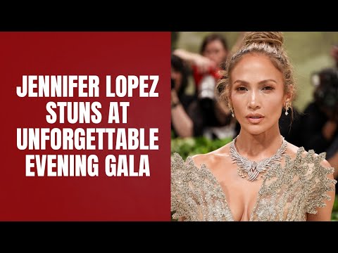 Jennifer Lopez Stuns at Unforgettable Evening Gala | J.Lo Steals the Spotlight 