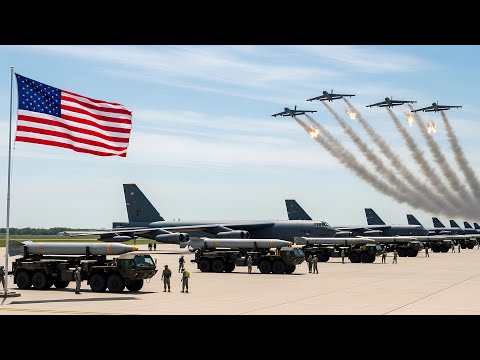 High Alert!! US Deploys Large Fleet of B 52 Bombers Equipped with Cruise Missiles