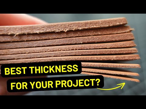 The Best Leather Thickness for Each Project Type