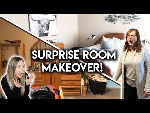 SURPRISE BEDROOM MAKEOVER **IN 24 HOURS**
