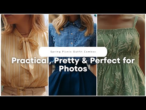 🎀 Spring Picnic Outfit Combos That Are Practical, Pretty & Perfect for Photos! 🌿