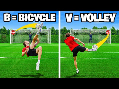 Scoring 1 Insane Goal for Every Letter