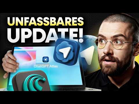 Krass: 12 unfassbare Funktionen von ChatGPT ATLAS Browser! (+ Vergleich mit Perplexity Comet)