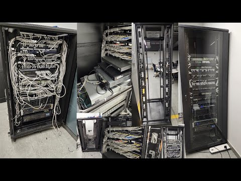 Transforming  27U Server Rack into 42U  Clean Cable Routing Upgrade Your Server Rack From 27U to 42U