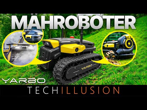 🔥YARBO: This robot can do more than just mow lawns! 🌿🤯😱 Review - Largest RTK robotic lawnmower 2025