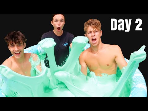 LAST TO LEAVE SLIME POOL WINS