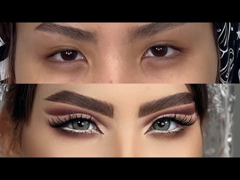 آموزش سايه چشم شرقي   Asian Eye Makeup Tutorial