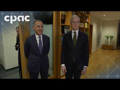 PM Mark Carney meets with Norwegian PM Jonas Gahr Støre in Oslo – March 14, 2026