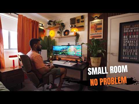This Small Room Proves You Don't NEED A Big Space For Your Dream Desk