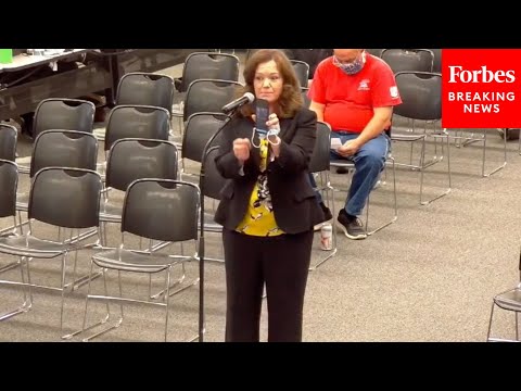 VIRAL VIDEO: VA School Board Member Demands Police Remove Parent Who Displays Her Maskless Photos