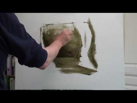 A Few Basics - How To Start An Oil Landscape Painting