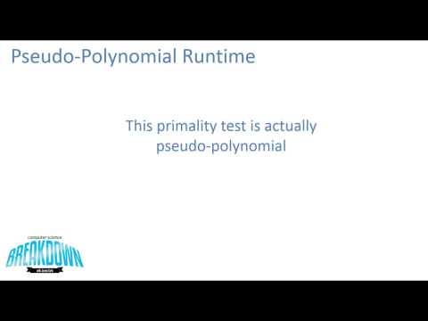 Polynomial vs. Pseudo-Polynomial