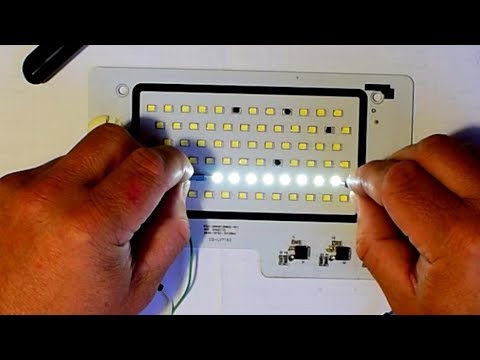Repair of Chinese LED floodlights