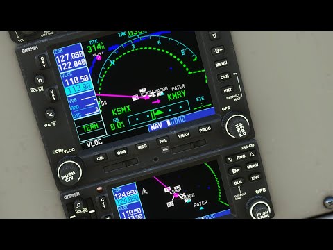 Beginners guide to programming flightplans in the Garmin GNS530 GPS in Microsoft Flight Simulator