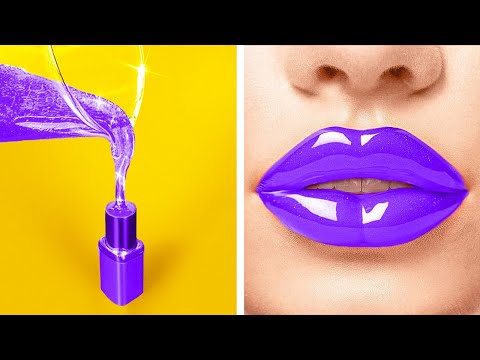 حيل مكياج مذهلة 💄 | كيفية إدخال منتجات التجميل إلى المدرسة من 123 GO!