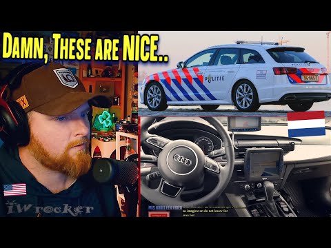 American Reacts to Dutch Police-Spec Audi A6 Avant Tuned Diesel Tour