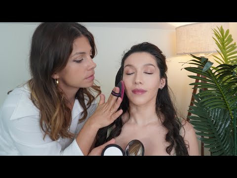 ASMR Gentle Makeup Session | Skin Care, Eyeliner, Lipgloss | Relaxing Session for Deep Sleep