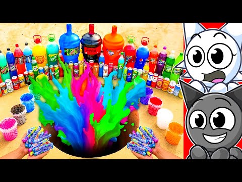 9,765,679 Sodas vs GIGANTIC Mentos Explosion!