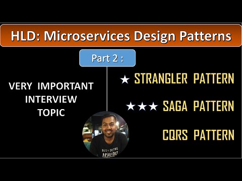 4. SAGA Pattern | Strangler Pattern | CQRS | Microservices Design Patterns | System Design