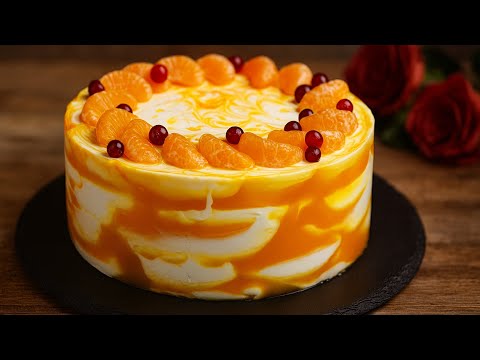 This cake is a true citrus delight: hot, fresh, and delicate. 🍊