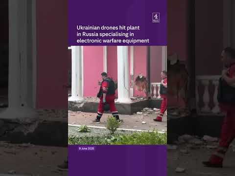 Ukrainian drones hit Russian plant specialising in electronic warfare equipment