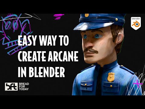 Do THIS to get the Arcane Look in Blender! A Painterly Texturing Tutorial