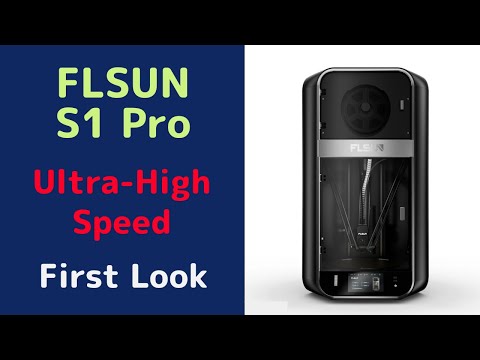 FLSUN S1 Pro 3d Printer 2025 Ultra-High-Speed Flagship Launch - First look