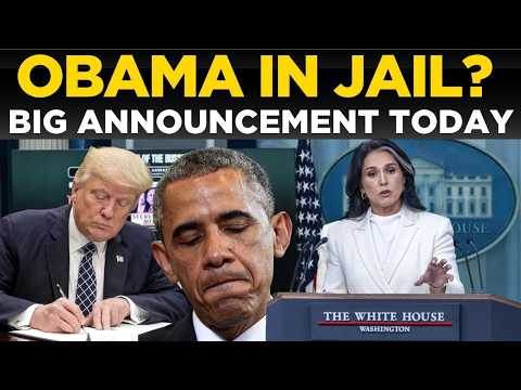 US NEWS LIVE: Obama Facing Jail? Tulsi Gabbard’s Big Announcement After Trump Order