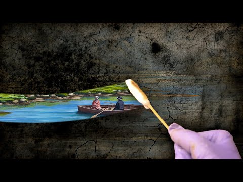 Professional Restoration of a Moldy Watercolor Painting | Paper Conservation