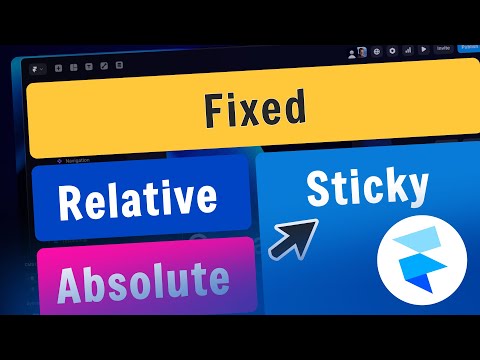 Framer Beginner Tutorial 2025 : Master Positions (Fixed, Relative, Absolute, Sticky) - Lesson 2