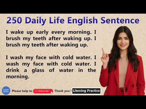 Shadowing Method for Beginners -- 250 Daily Life English Sentences to Speak Fluently