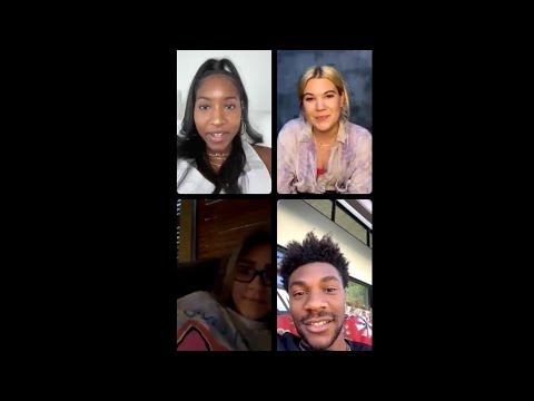 Outer Banks Cast Instagram Live 08-20-2021/Jonathan Daviss JD,Carlacia Grant