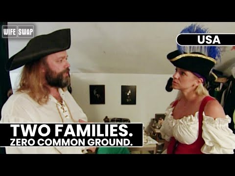 Pirates vs Plastic: The Wildest Wife Swap Ever! | S05 E03 | Wife Swap USA