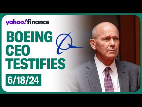 Boeing CEO testifies on battered safety culture