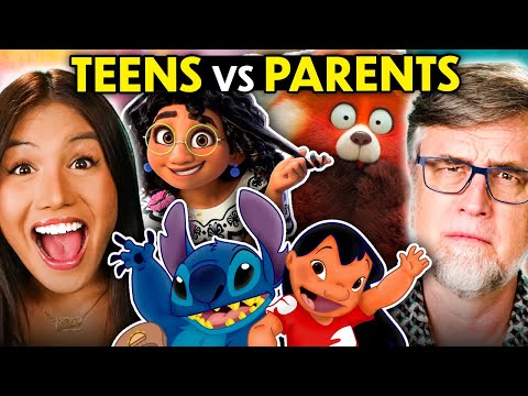 Teens vs. Parents - Guess The Disney Movie Or Show!!