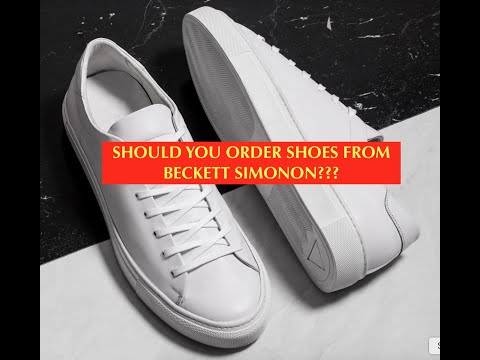 BECKETT SIMONON ORDERING PROCESS (REID SNEAKER) pt.1
