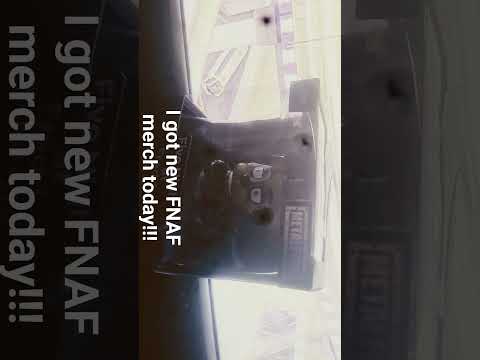 My new FNAF merch today!!!