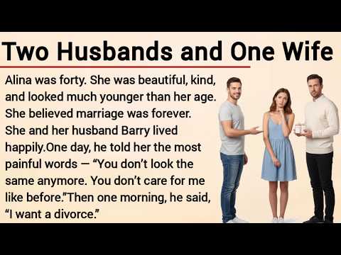 Two Husbands And One Wife | Learn English Through Story Level 3 | English Story | Improve English