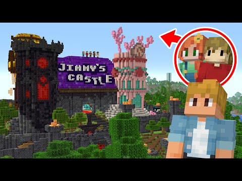 I Built A CASTLE And My FRIENDS Raided It! /w Grian, Joel, Gem, Skizz & Impulse!