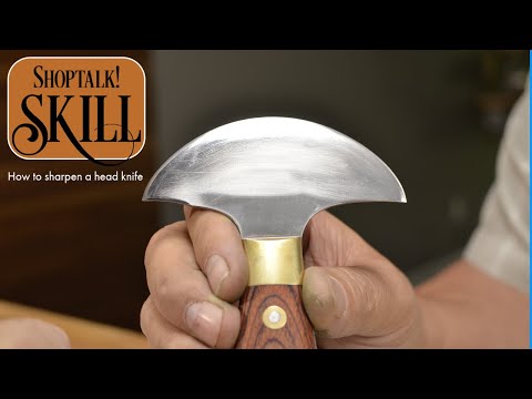 How to Sharpen a Head Knife | Make Better Cuts in Leather with your Round Knife