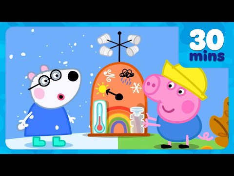 George Pig And The Weather Machine 🌧️ Peppa Changes The Weather 🌨️ Peppa Pig Full Episodes | 30 Mins